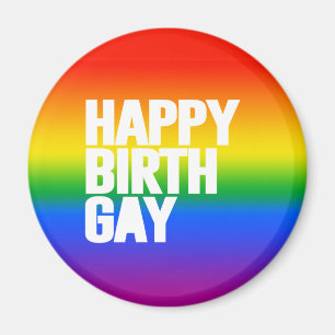 Aimant Joyeux anniversaire gay