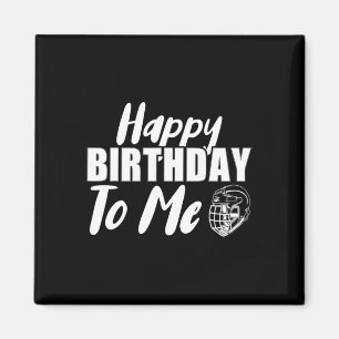 Aimant Joyeux Anniversaire Pour Moi Joueur De Hockey Sur