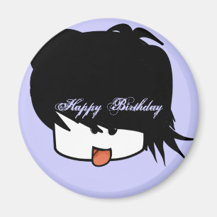Aimant Joyeux anniversaire Ultra mignonne Anime Boy