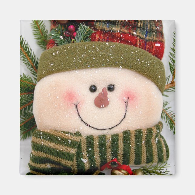 Aimant Joyeux bonhomme de neige (Devant)