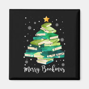 Aimant Joyeux Bookmas Livres Sapin Amusant Lecteur Ch