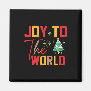 Aimant Joyeux cadeau de Noël au monde