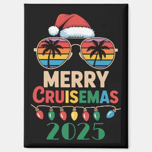 Aimant Joyeux Cruisemas 2025 Croisière de Noël personnali