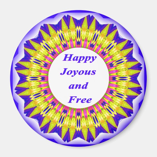 Aimant Joyeux et libre (Devant)