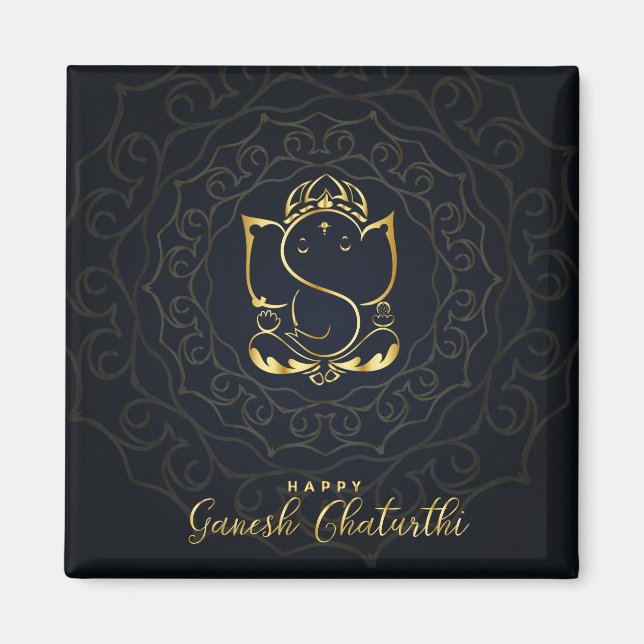 Aimant Joyeux Ganesh Chaturthi (Devant)