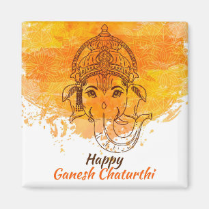 Aimant Joyeux Ganesh Chaturthi
