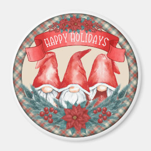 Aimant Joyeux Gnomes de vacances