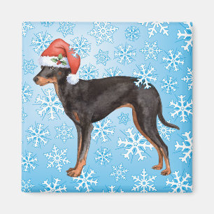Aimant Joyeux Howlidays Toy Manchester Terrier