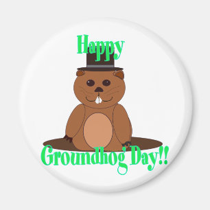 Aimant Joyeux Jour de la Marmotte !