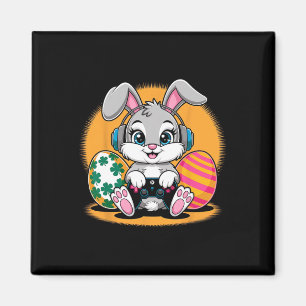 Aimant Joyeux Jour de Pâques Oeuf Lapin Drôle Garçons Fil