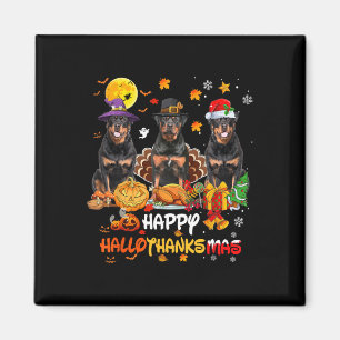 Aimant Joyeux Joyeux Joyeux Joyeux Joyeux Halloween Dog R