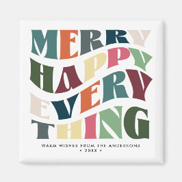 Aimant Joyeux Joyeux Tout Super Noël de vacances