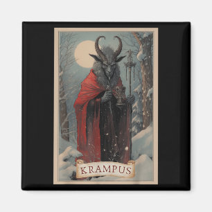 Aimant Joyeux Krampus Noël Xmas Horreur Sweat-shirt hideu