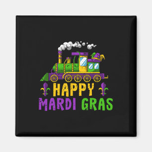 Aimant Joyeux Mardi Gras Jester Train Carnival Parade Par