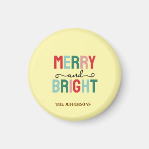 Aimant Joyeux Noël Bonne Année en famille