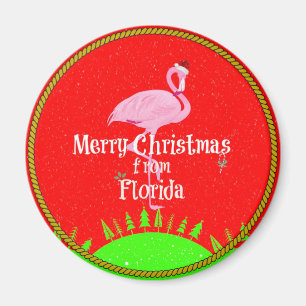Aimant Joyeux Noël de Floride,