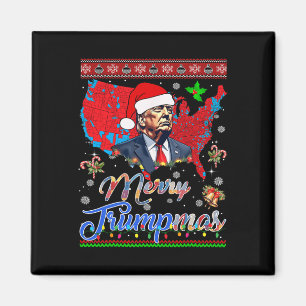 Aimant Joyeux Noël Donald Trump Père Noël Famille Noël