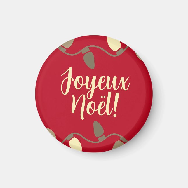 Aimant Joyeux noël français (Devant)