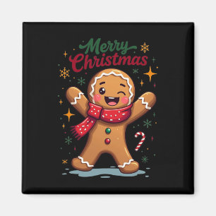 Aimant Joyeux Noël mignonne Pain d'épices Homme Festi