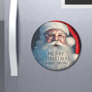 Aimant Joyeux Noël Père Noël Festive Vacances d'hiver
