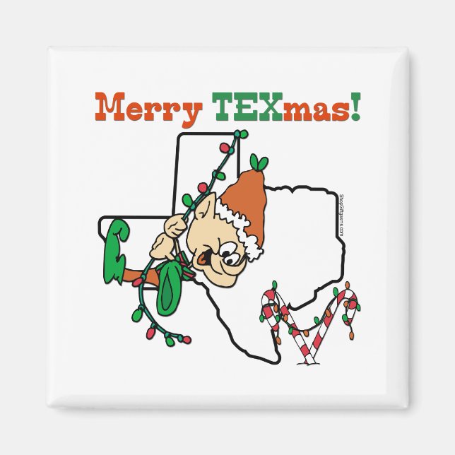 Aimant Joyeux Noël Texmas (Devant)