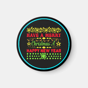 Aimant Joyeux Noël Un Joyeux Nouvel An-65285