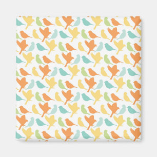 Aimant Joyeux Oiseaux