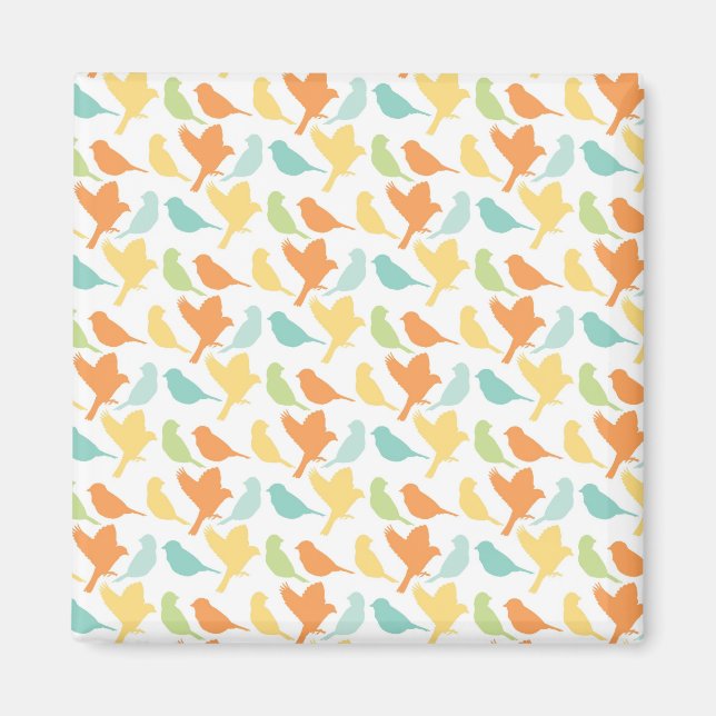 Aimant Joyeux Oiseaux (Devant)