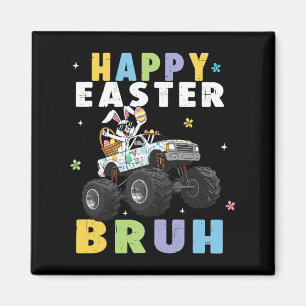 Aimant Joyeux Pâques Bruh Funny Monster Camion oeufs de l