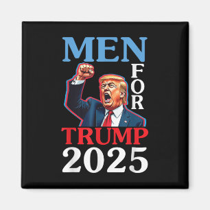 Aimant Joyeux Père Day Men pour Trump 2025 Papa Papa Hus