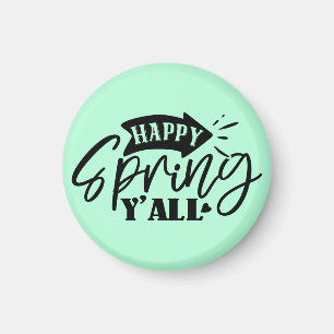 Aimant Joyeux Printemps à Tous Typographie Design-49765
