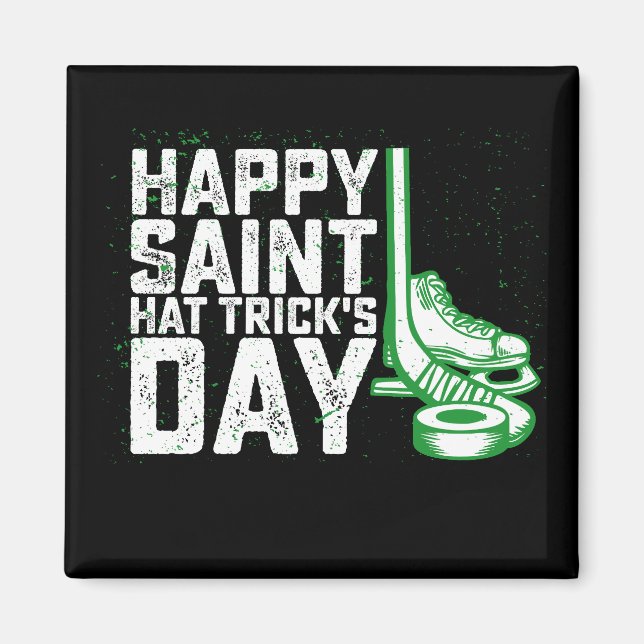 Aimant Joyeux Saint Casquette Trick's Day St patrick de h (Devant)