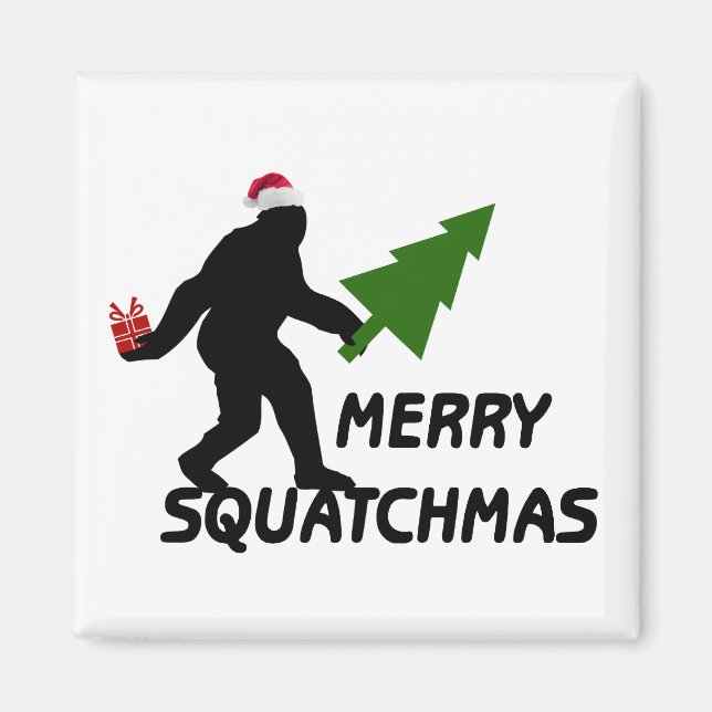 Aimant Joyeux squatchmas (Devant)