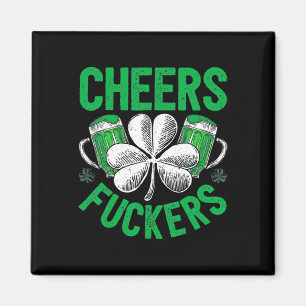 Aimant Joyeux St Patrick Hommes Femmes Buveurs de Bière