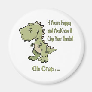 Aimant Joyeux T-Rex