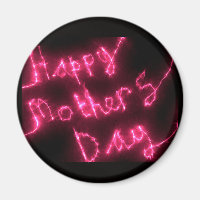 Joyeux texte rose chaud électrique de la fête des 