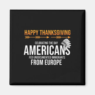 Aimant Joyeux thanksgiving vérité amérindienne_