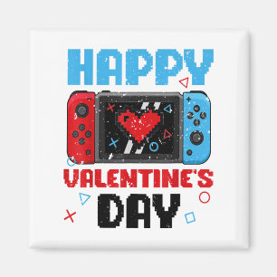 Aimant Joyeux Valentines Jour Contrôleur Vidéo Jeu Coeur