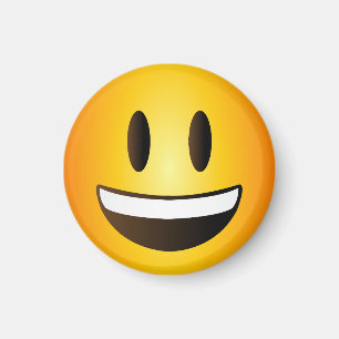 Aimant Joyeux visage souriant Emoji