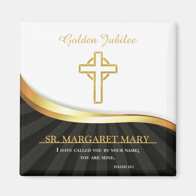 Aimant Jubilé d'or de la vie religieuse, 50 ans (Devant)