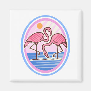 Aimant Jumeaux de Flamant rose