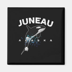 Aimant Juneau Alaska Orque Amoureux de Baleine Tueuse Vac