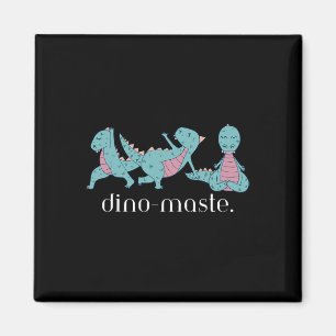 Aimant Juric Yoga Dinosaure Dino-maste Vibes Zen Drôle 