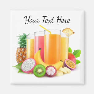Aimant Jus tropicaux frais