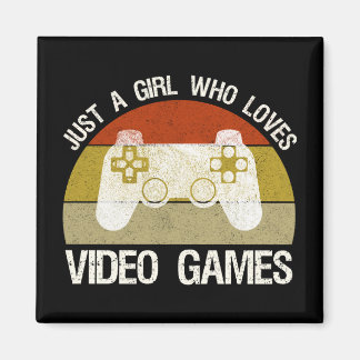 Aimant Just A Girl Who Loves Video Games