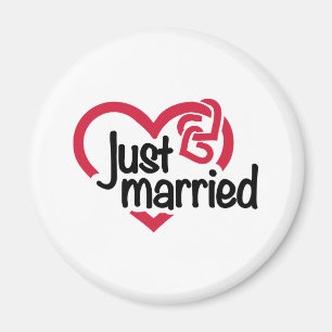 Aimant Juste coeur marié