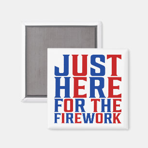 Aimant Juste Ici Pour Le Feu D'Artifice Drôle Pour Deux