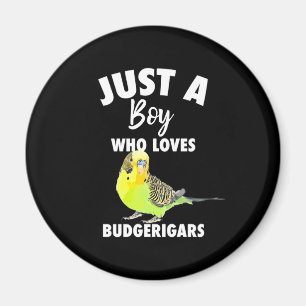 Aimant Juste Un Garçon Qui Aime Les Budgétaires Parrot