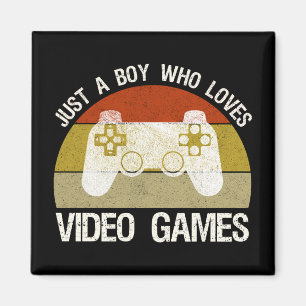 Aimant Juste Un Garçon Qui Aime Les Jeux Vidéo