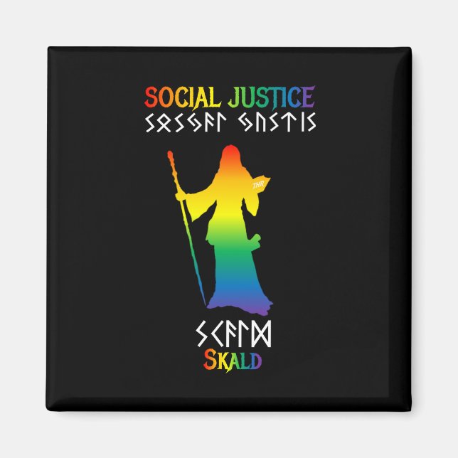 Aimant Justice sociale Skald (Devant)